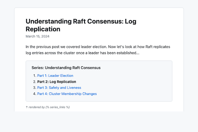 If You Write a Series of Blog Posts, Please Link Them at the Beginning